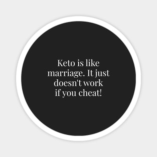 Keto Diet is Like Marriage - Ketogenic Magnet